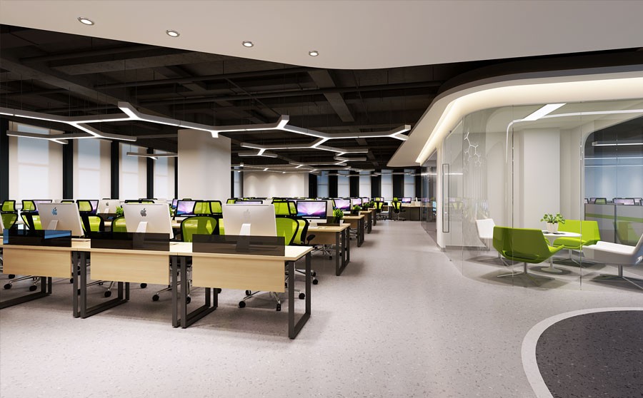 无锡创新型科技公司办公室装修设计